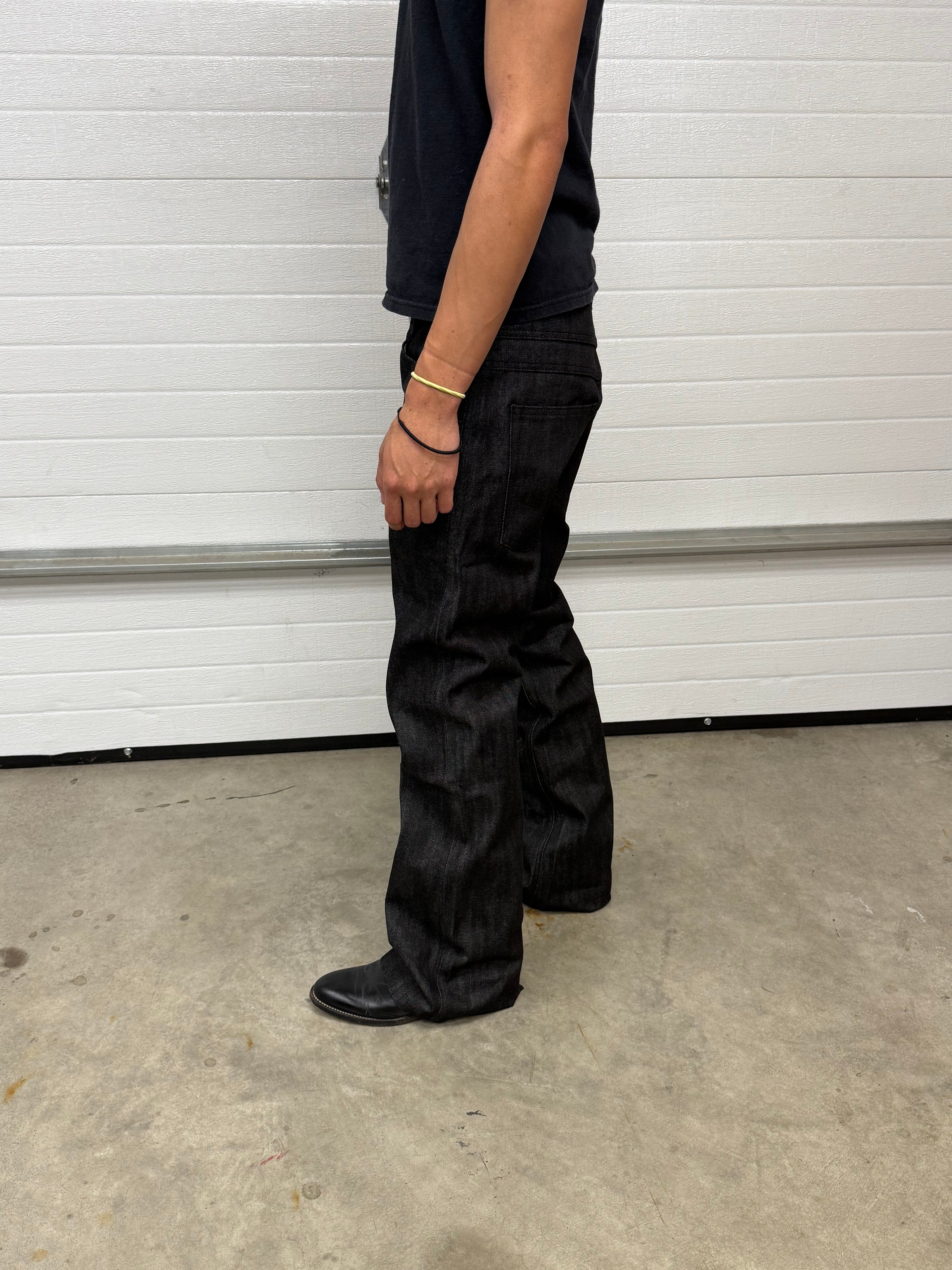 JAPANESE SELVEDGE BOOTCUT DENIM CHARCOAL-EXPOSED – shinka.archive
