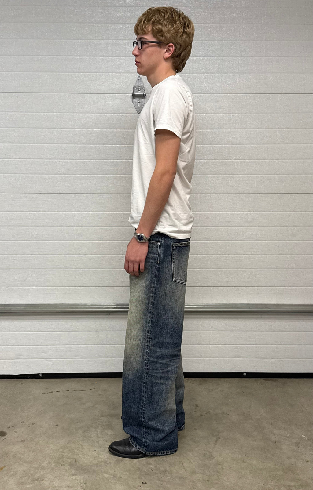 BLEACHED JAPANESE SELVEDGE RELAXED DENIM
