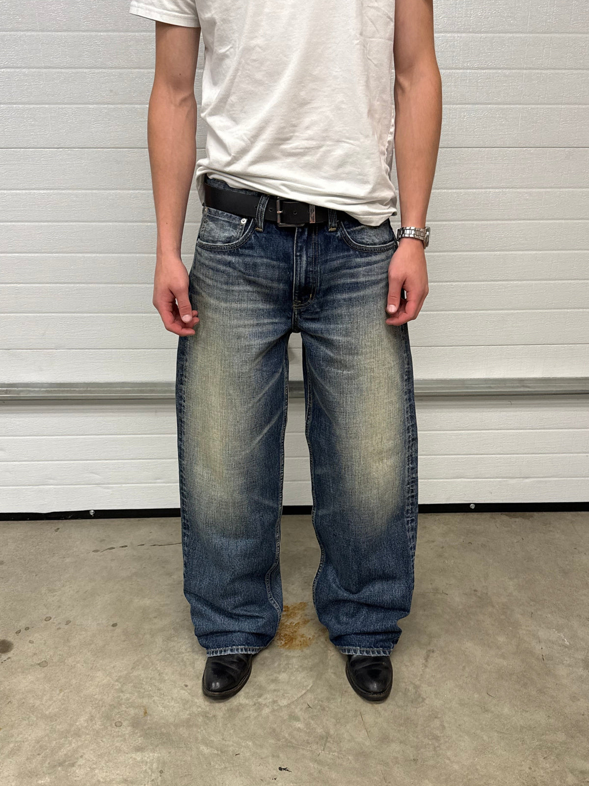 BLEACHED JAPANESE SELVEDGE RELAXED DENIM