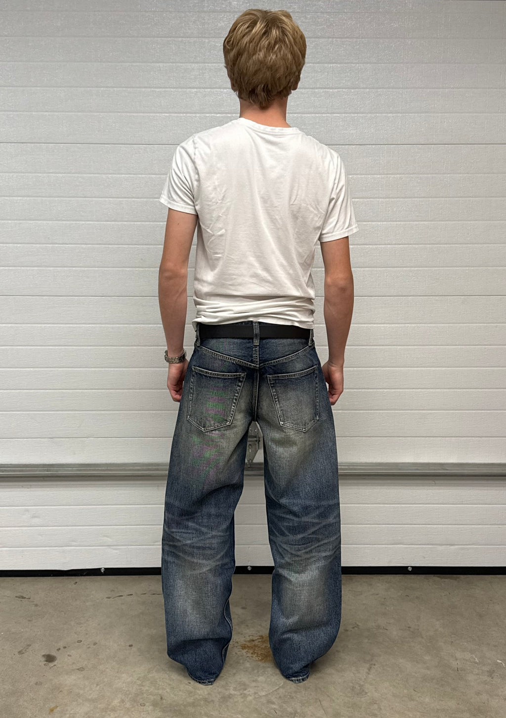 BLEACHED JAPANESE SELVEDGE RELAXED DENIM