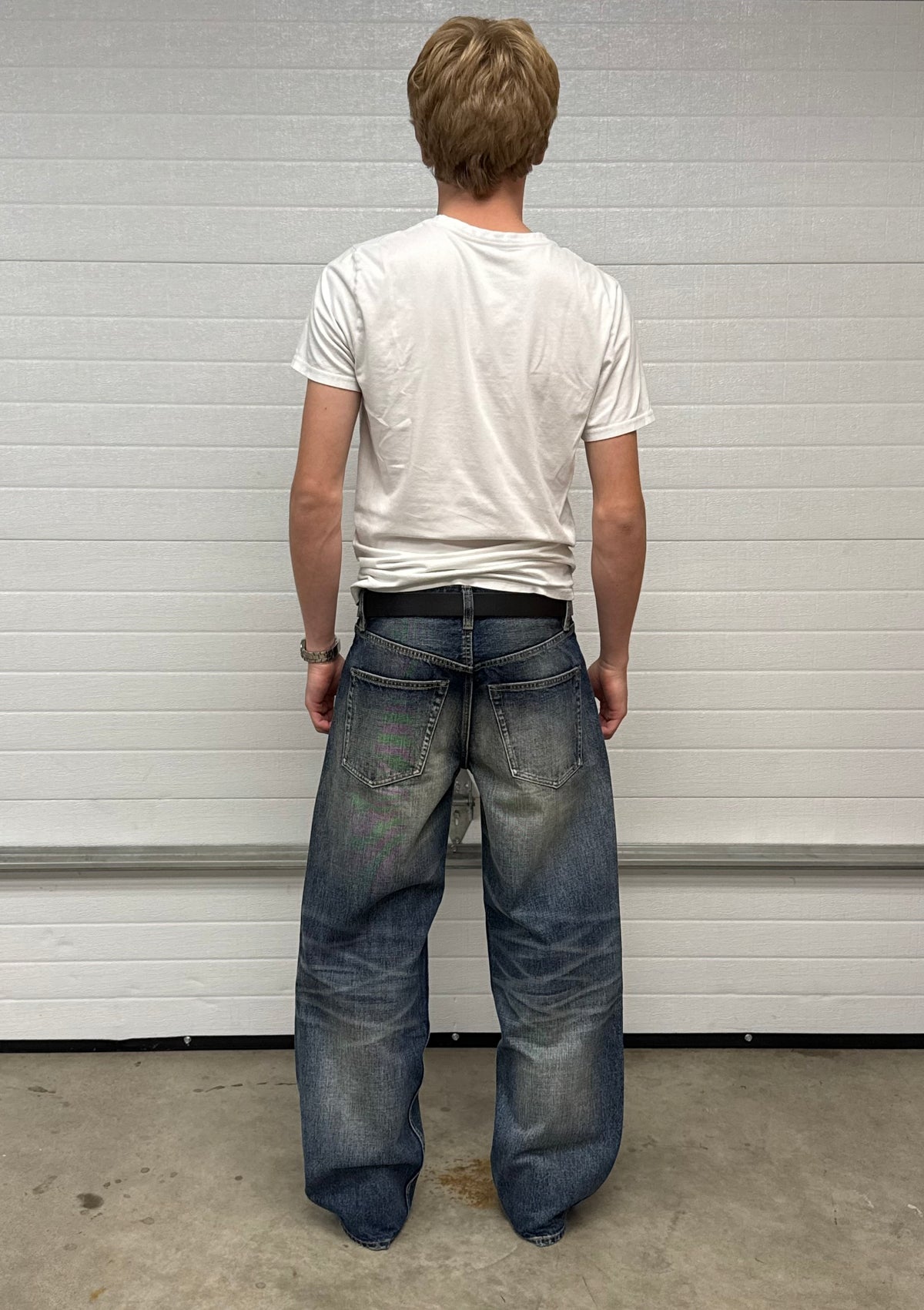 BLEACHED JAPANESE SELVEDGE RELAXED DENIM