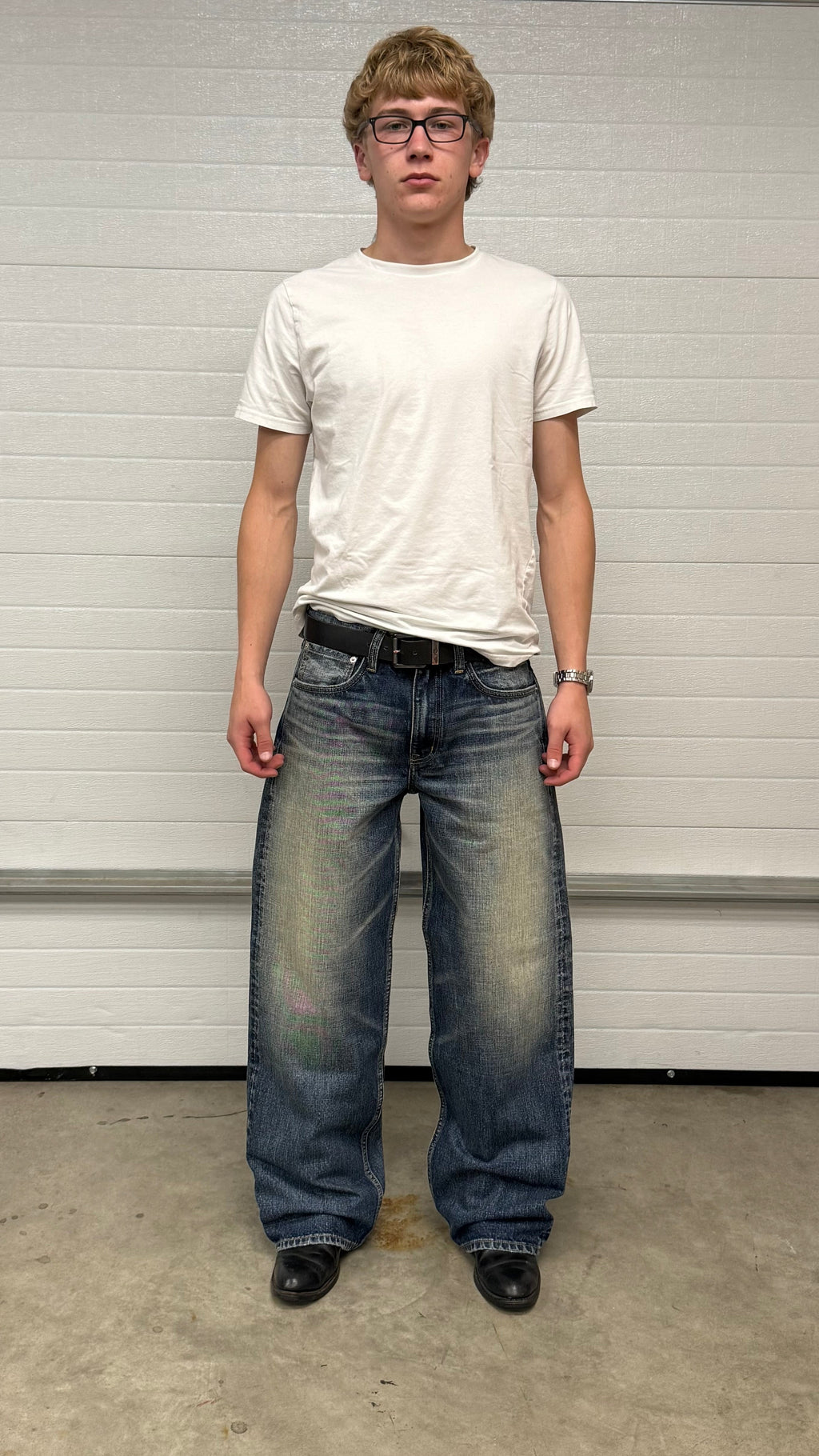 BLEACHED JAPANESE SELVEDGE RELAXED DENIM