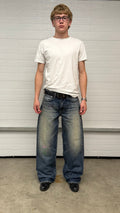 BLEACHED JAPANESE SELVEDGE RELAXED DENIM