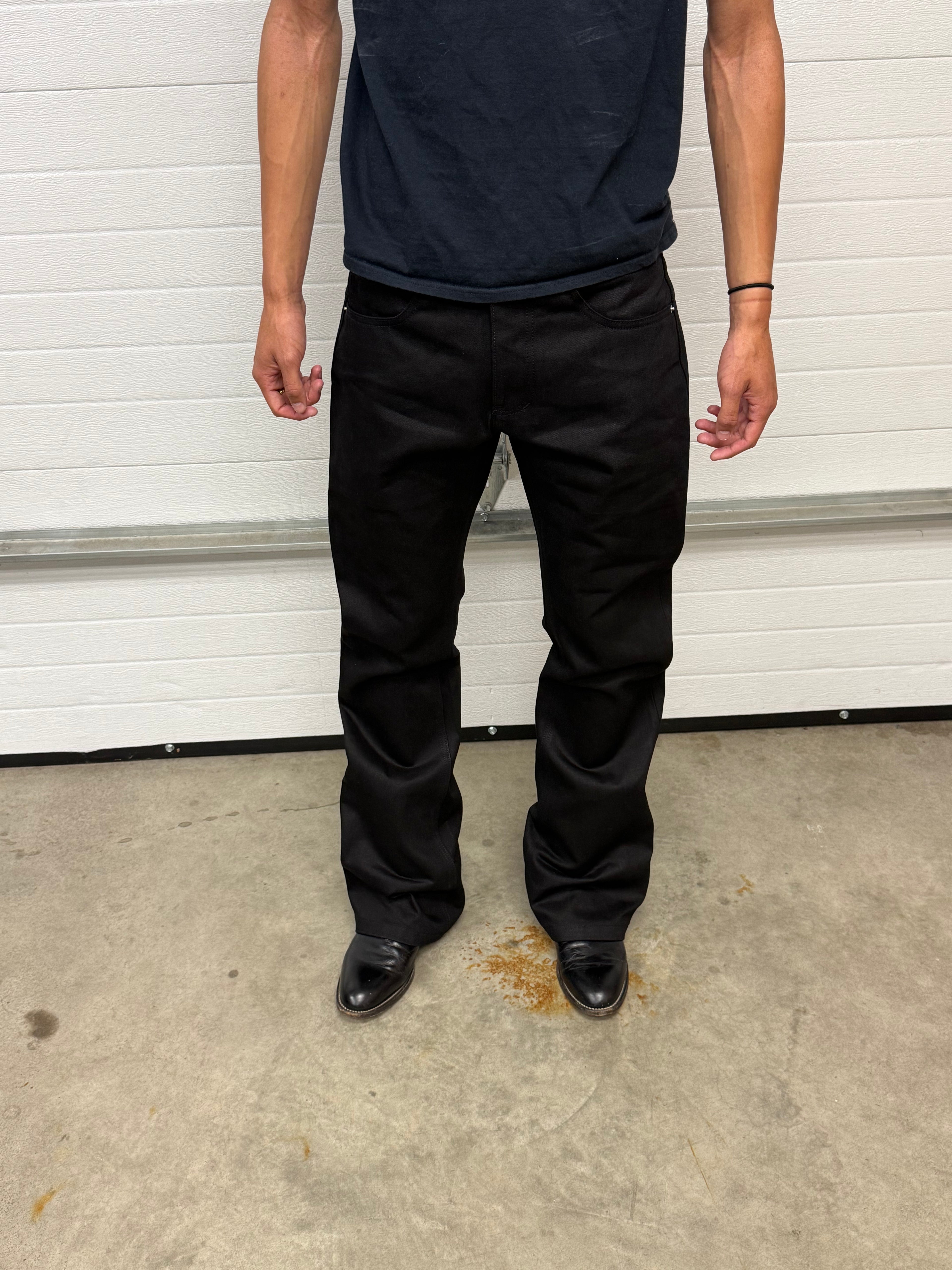 Jet Black Bootcut Selvedge