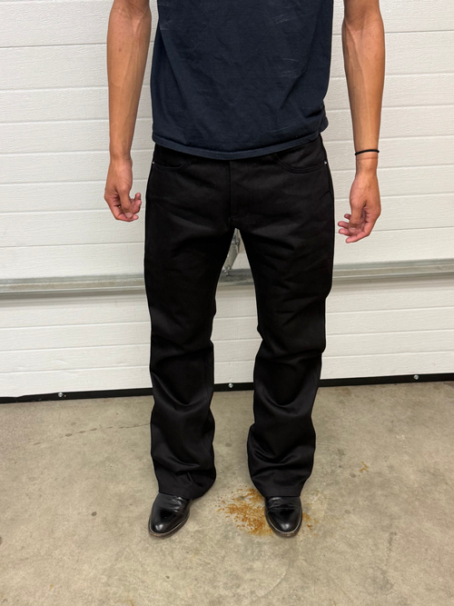JAPANESE SELVEDGE BOOTCUT DENIM BLACK