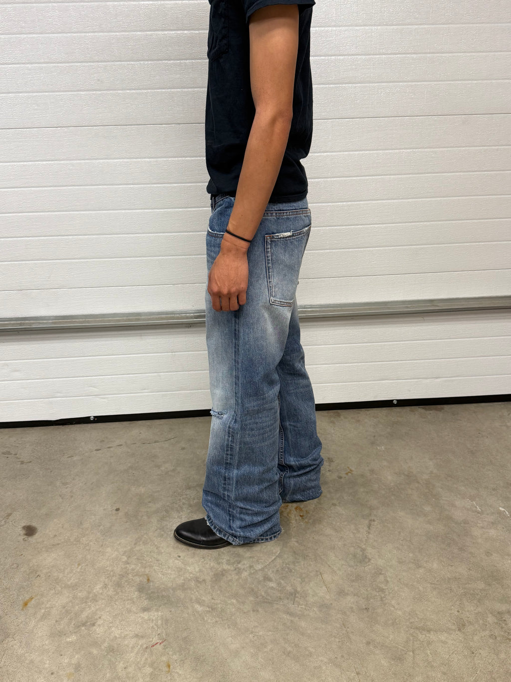 Repaired Japanese Bootcut Selvedge Denim