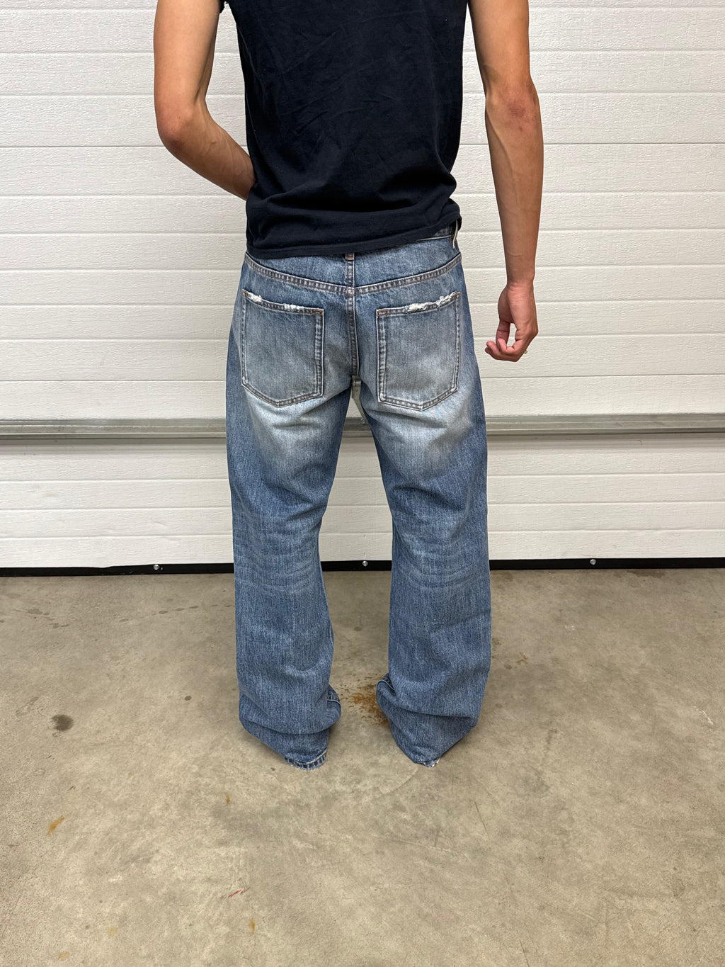 Repaired Japanese Bootcut Selvedge Denim