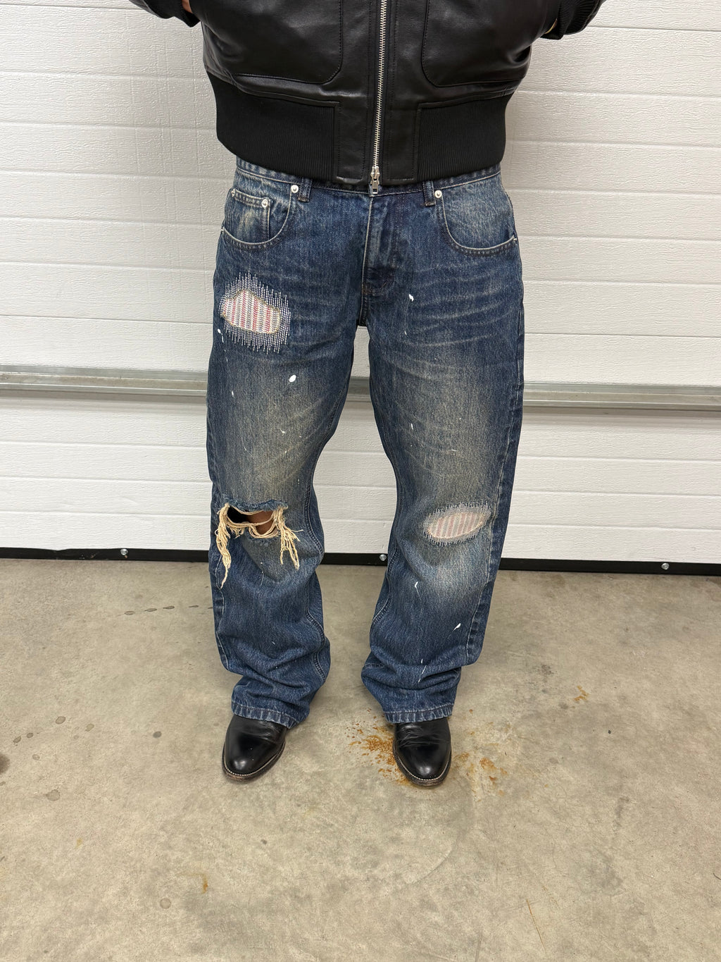 PATCHWORK JAPANESE SELVEDGE BOOTCUT DENIM