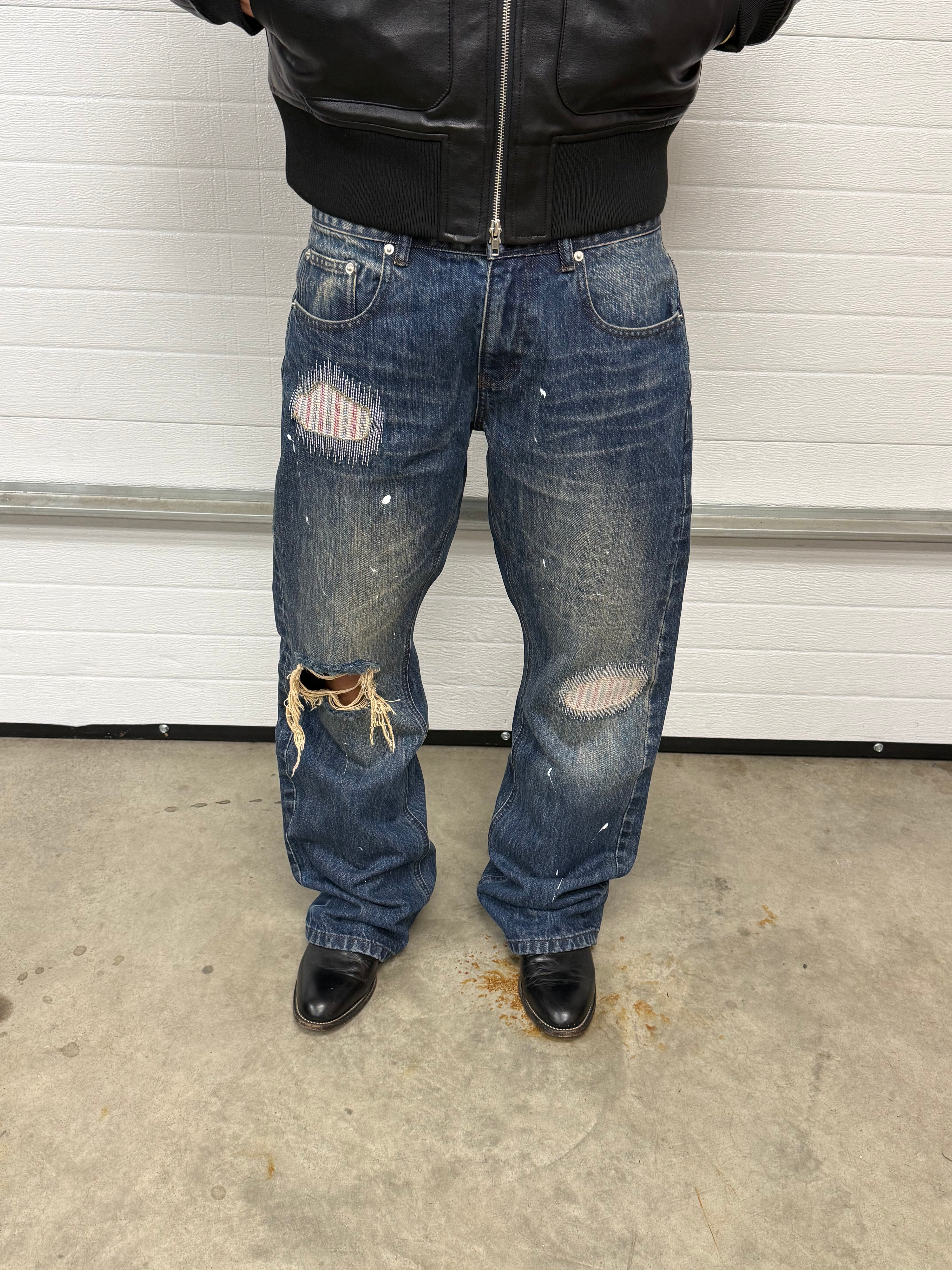 PATCHWORK JAPANESE SELVEDGE BOOTCUT DENIM