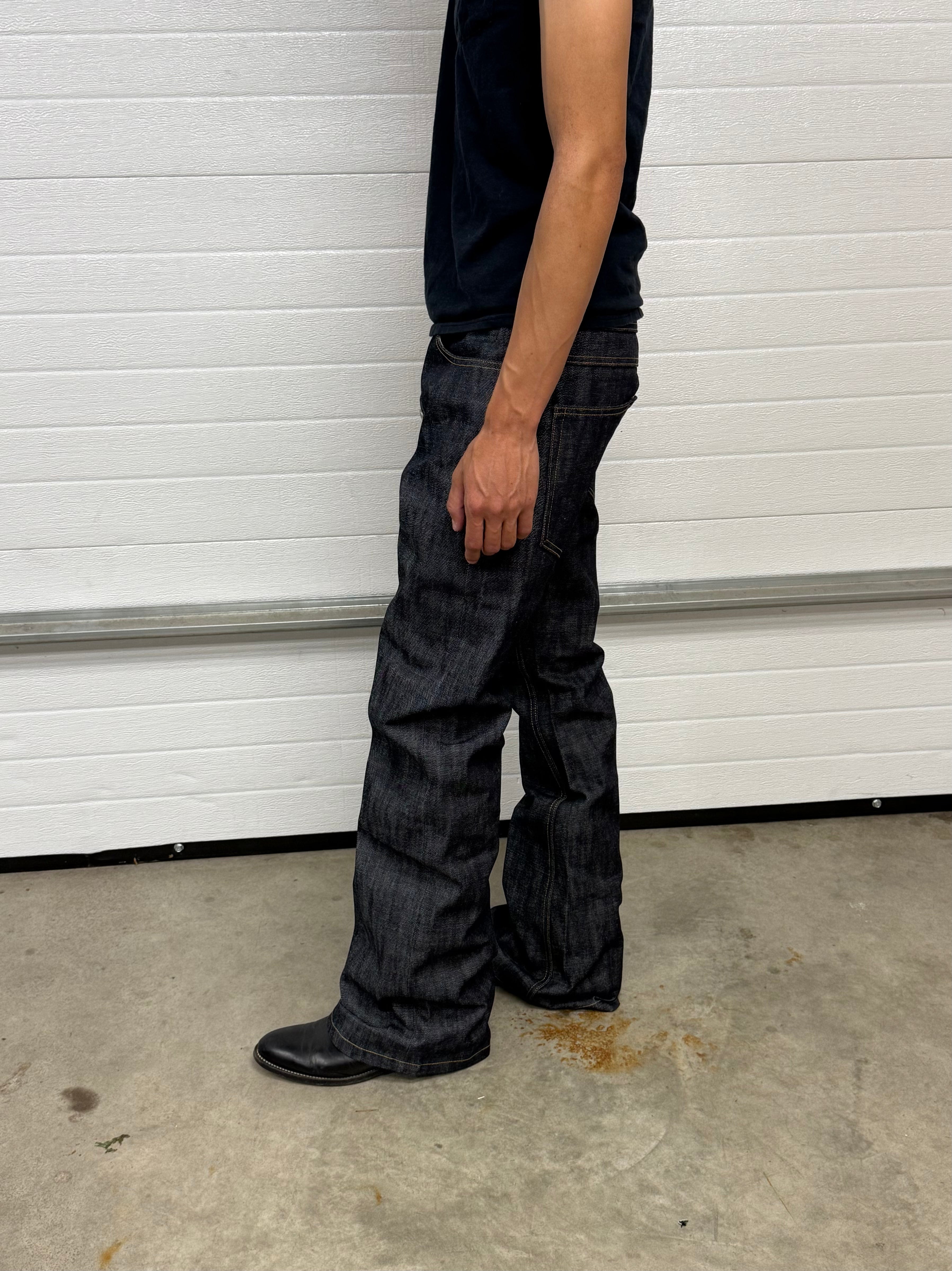 indigo bootcut selvedge