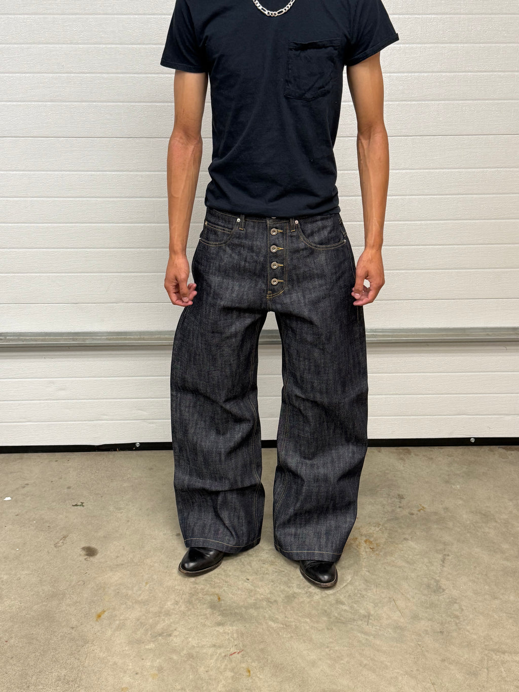 indigo straight leg selvedge