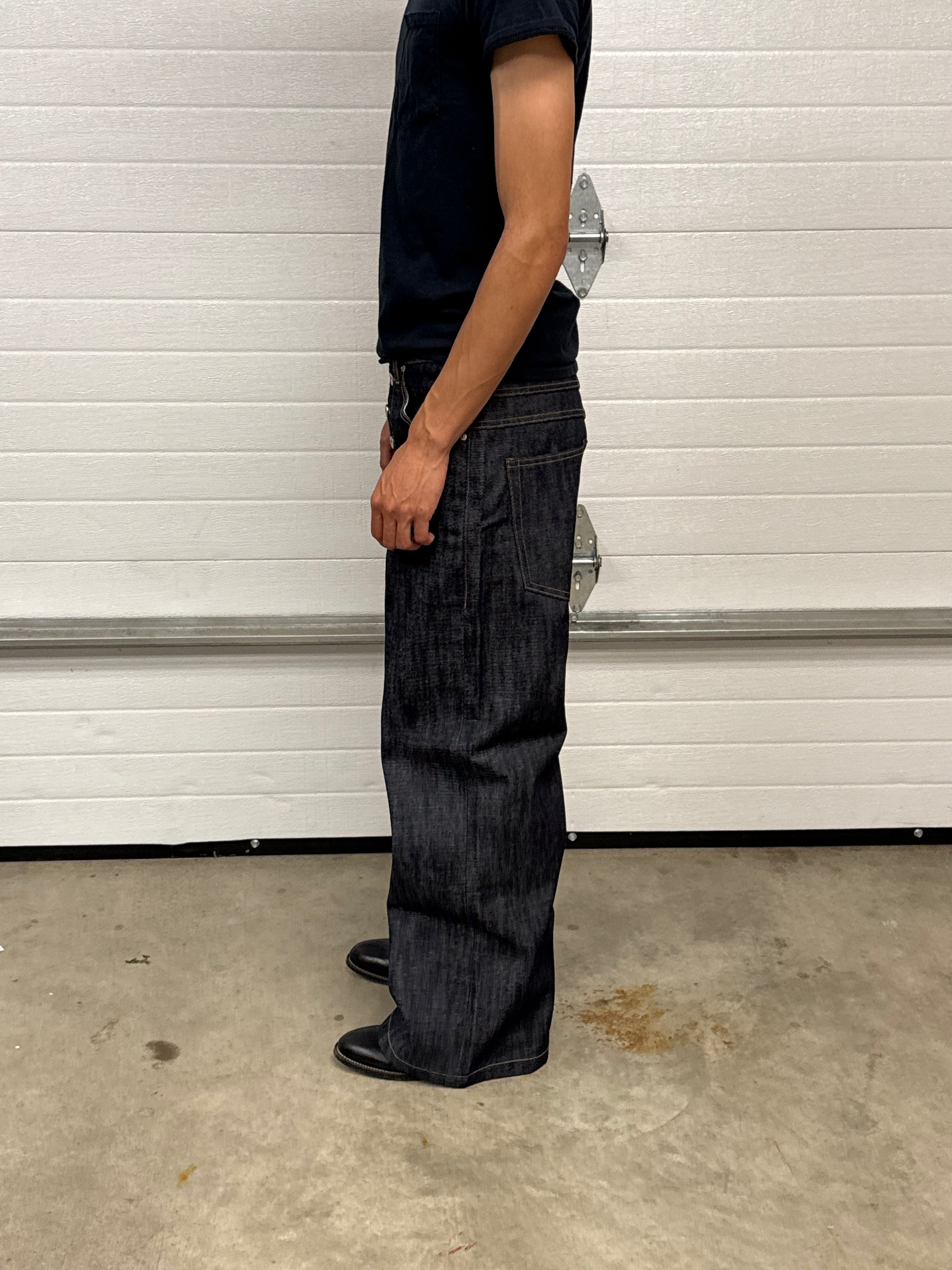 indigo straight leg selvedge