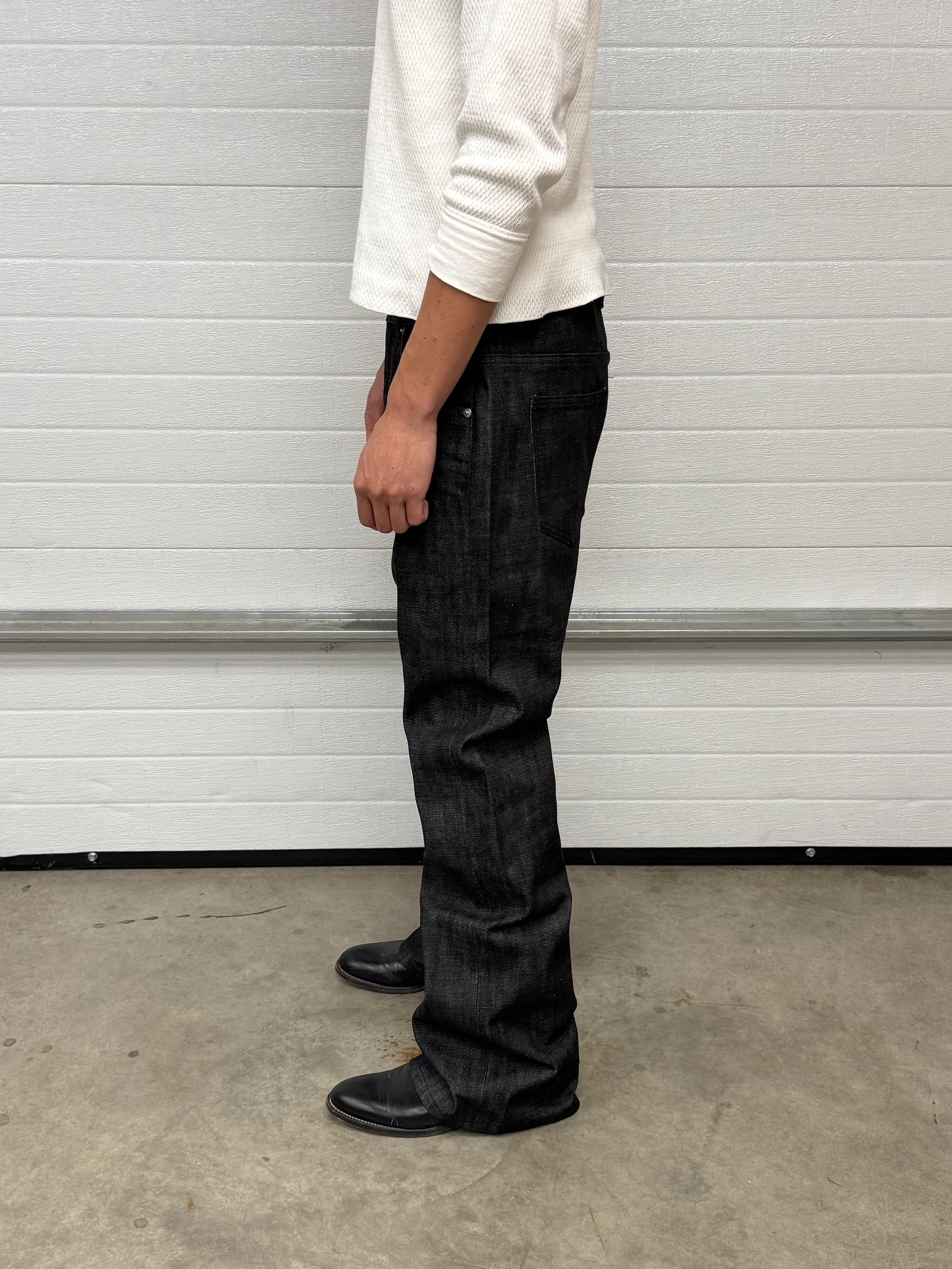 JAPANESE SELVEDGE BOOTCUT DENIM CHARCOAL