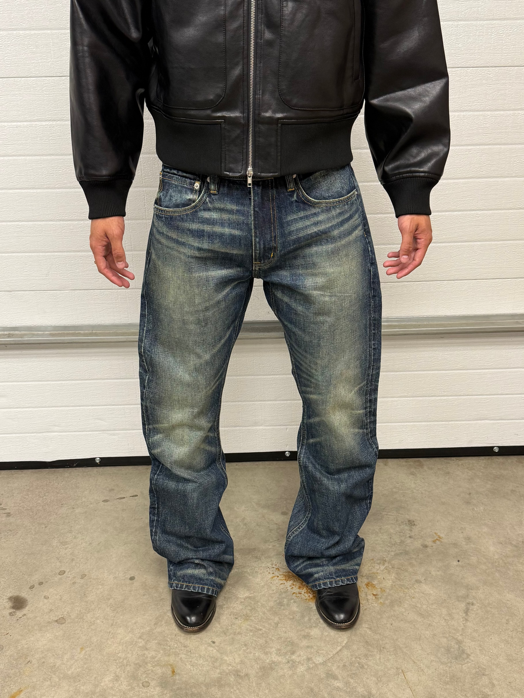 STONE JAPANESE SELVEDGE BOOTCUT DENIM
