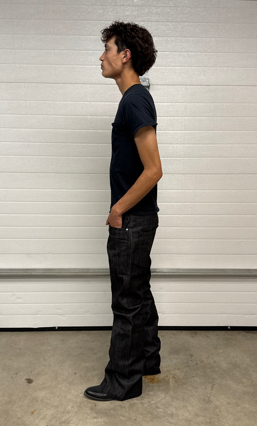Dark Grey Bootcut Selvedge