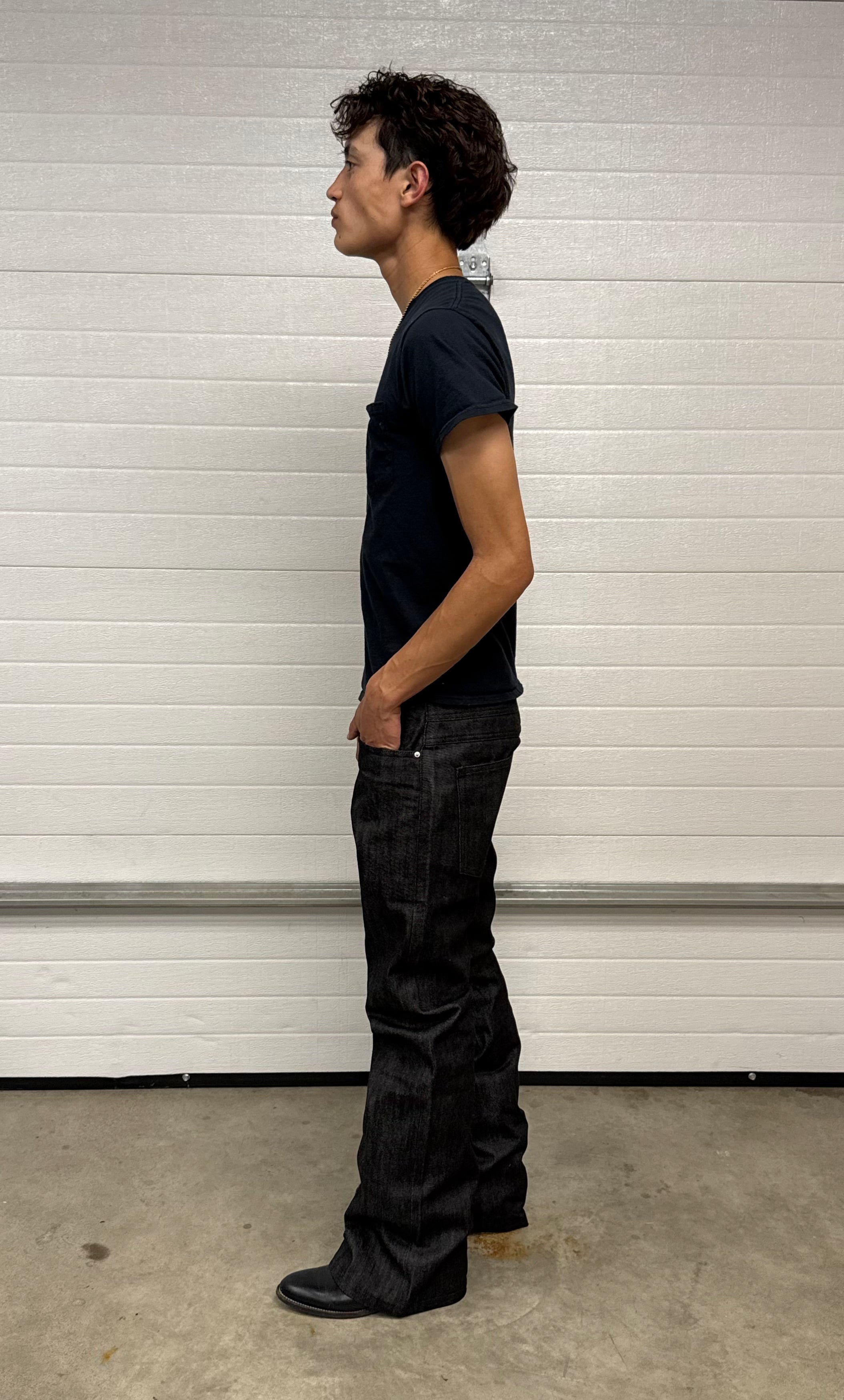 Dark Grey Bootcut Selvedge