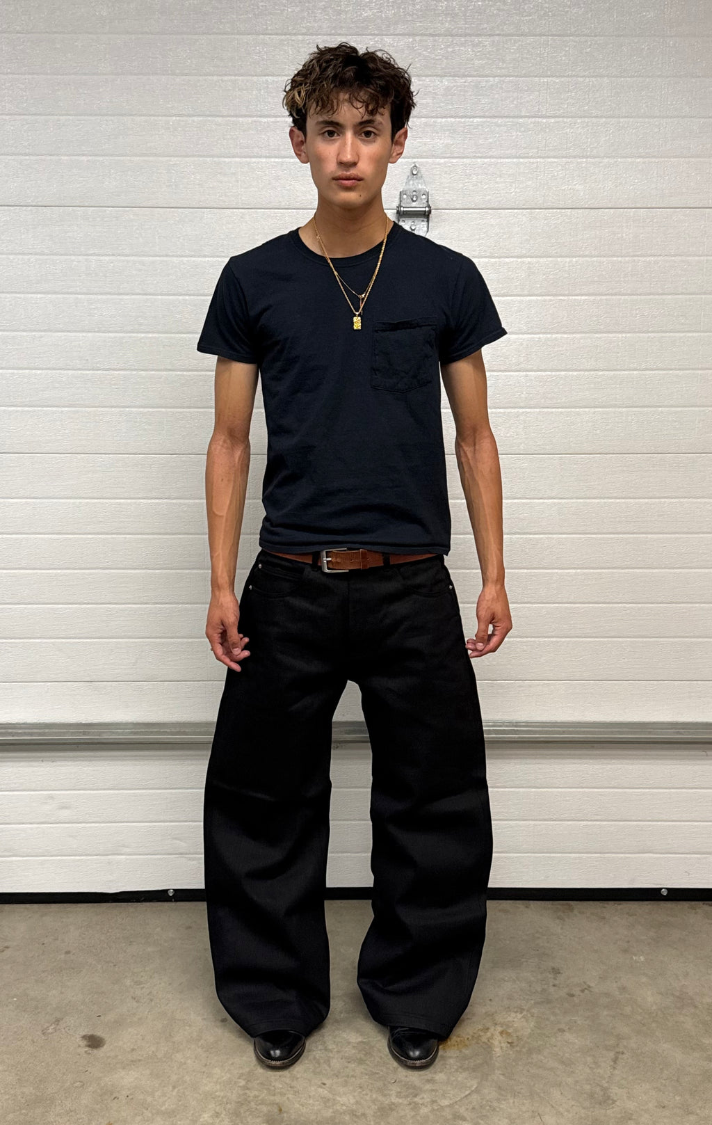Jet Black Relaxed Fit Selvedge