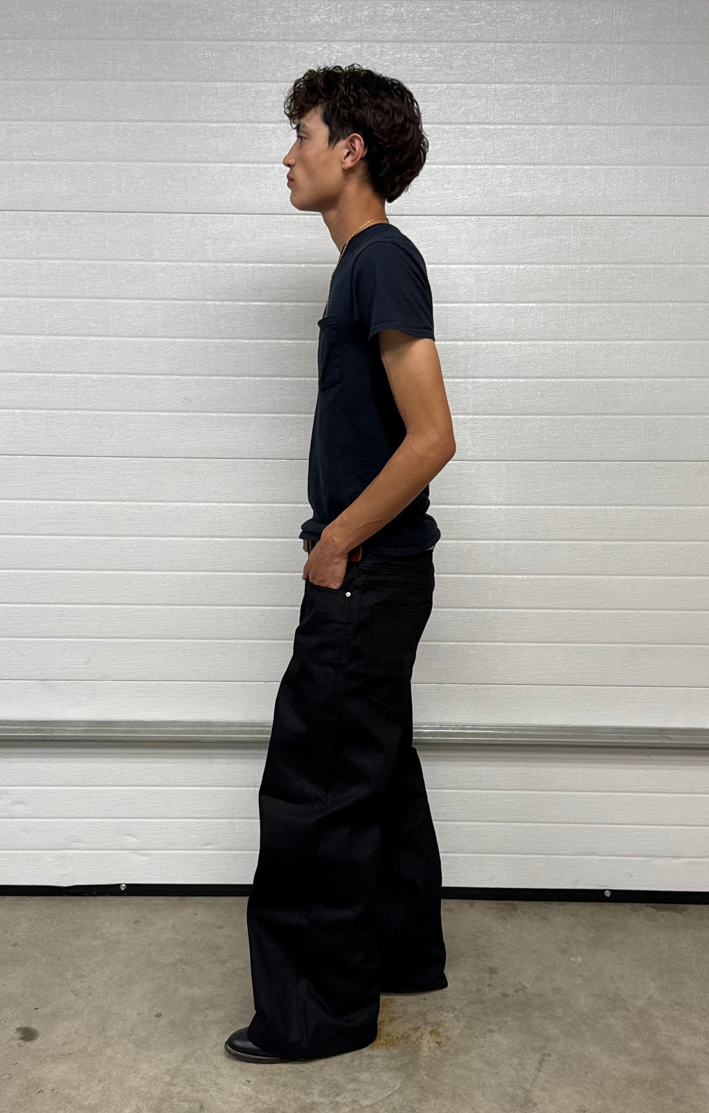 Jet Black Relaxed Fit Selvedge
