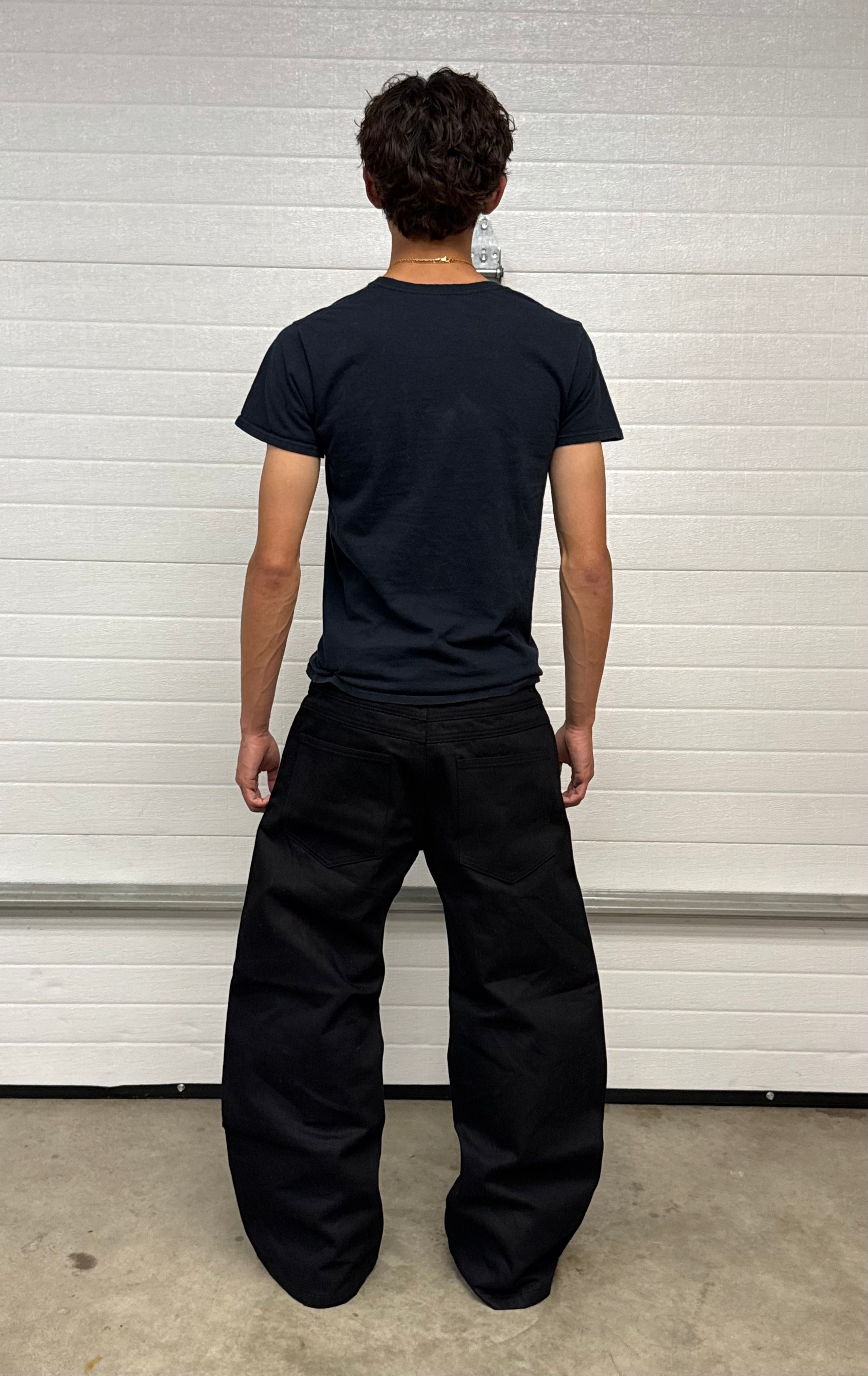 Jet Black Relaxed Fit Selvedge